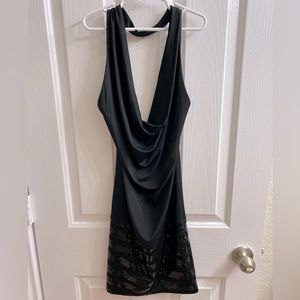 Excellent condition short halter cocktail dress